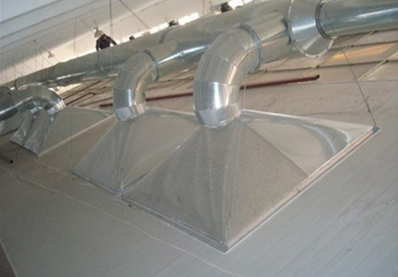 不銹鋼焊接風管加工廠廠房通風